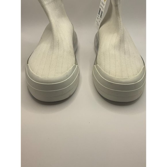 SHOES 53045 Sock Air White High Top Sneakers, Unisex Size 37 (EU) 5M/7W (US) - Picture 5 of 10